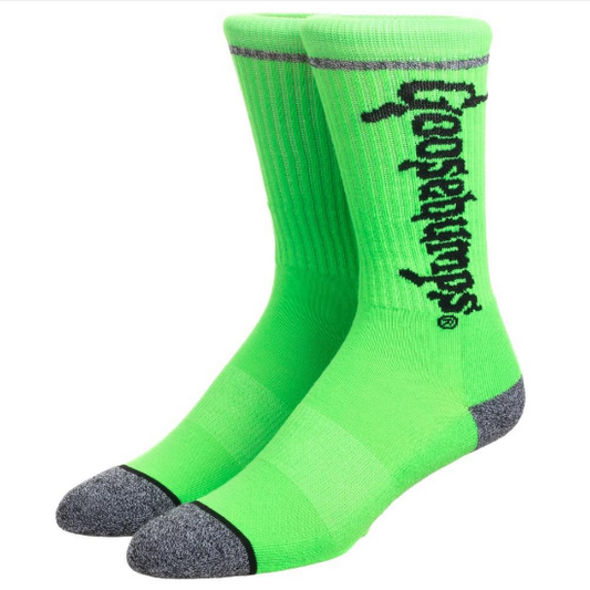 Goosebumps Neon Athletic Crew Sock