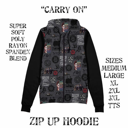 Karmens Carry On zipper Hoodie