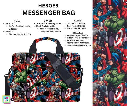 Heroes Messenger Bag