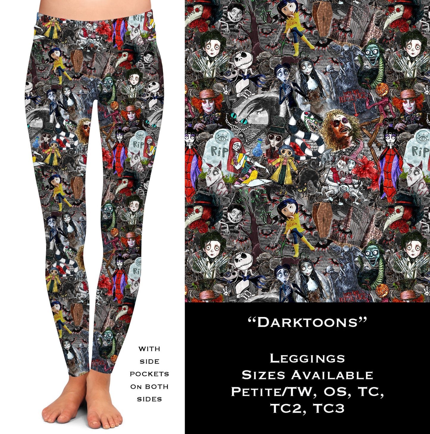 Darktoons - Leggings with Pockets