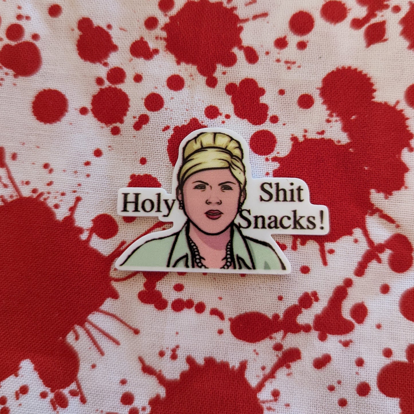 Holy Shit Snacks pin