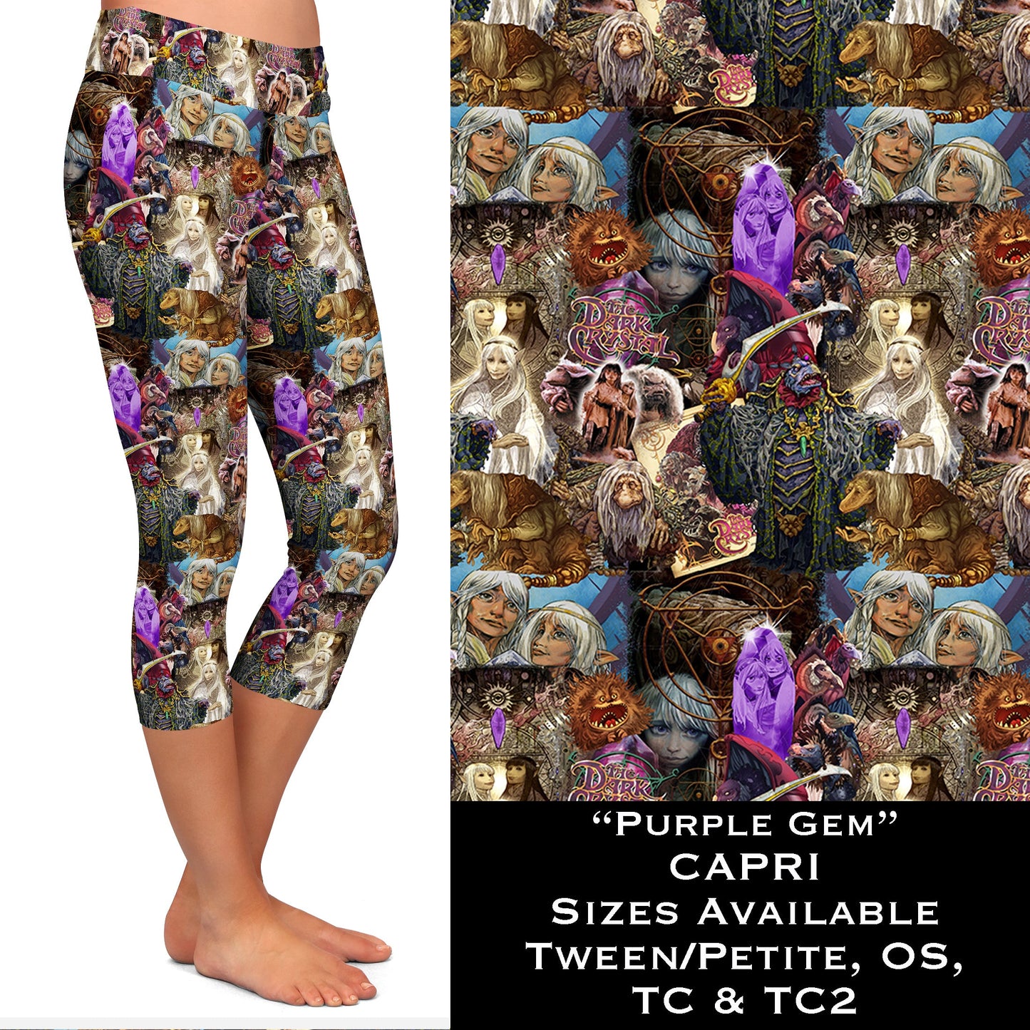 Purple Gem - Legging & Capri
