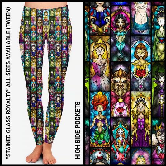 AR Stained Glass Royalty leggings