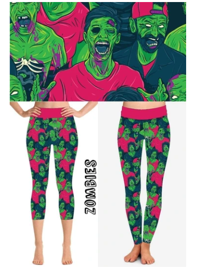 AA Zombies pocket leggings