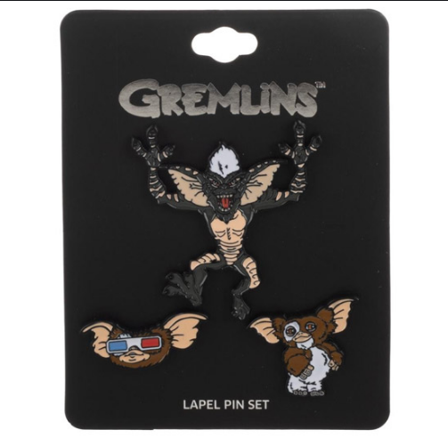 Gremlins lapel pin set