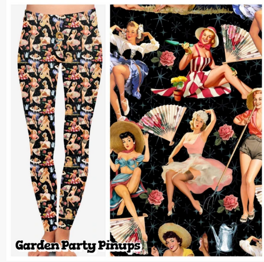 ML&M Garden Party PinUps leggings