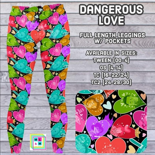 ML&M Dangerous Love pocket leggings