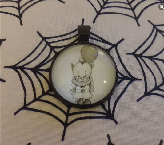Cartoon Pennywise charm necklace