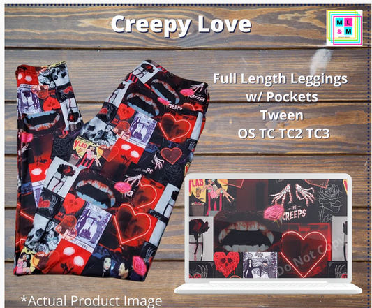 ML&M Creepy Love pocket leggings