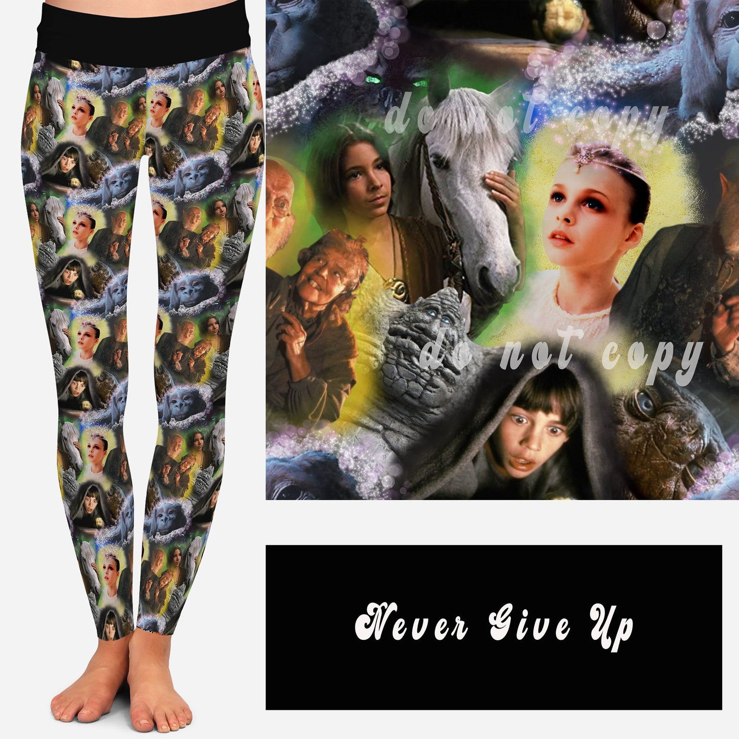 GC Never Give Up leggings