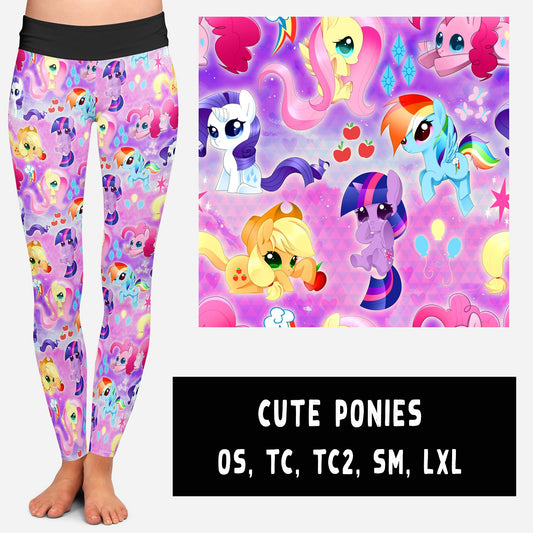 GC Cute Ponies leggings